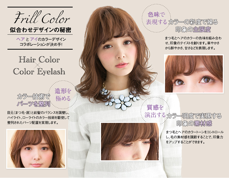 Frill Color 似合わせデザインの秘密